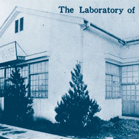 白洋舍化学研究所（現・洗濯科学研究所）の写真