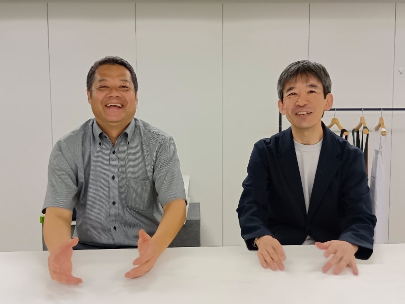 サーヴォ取材中の様子